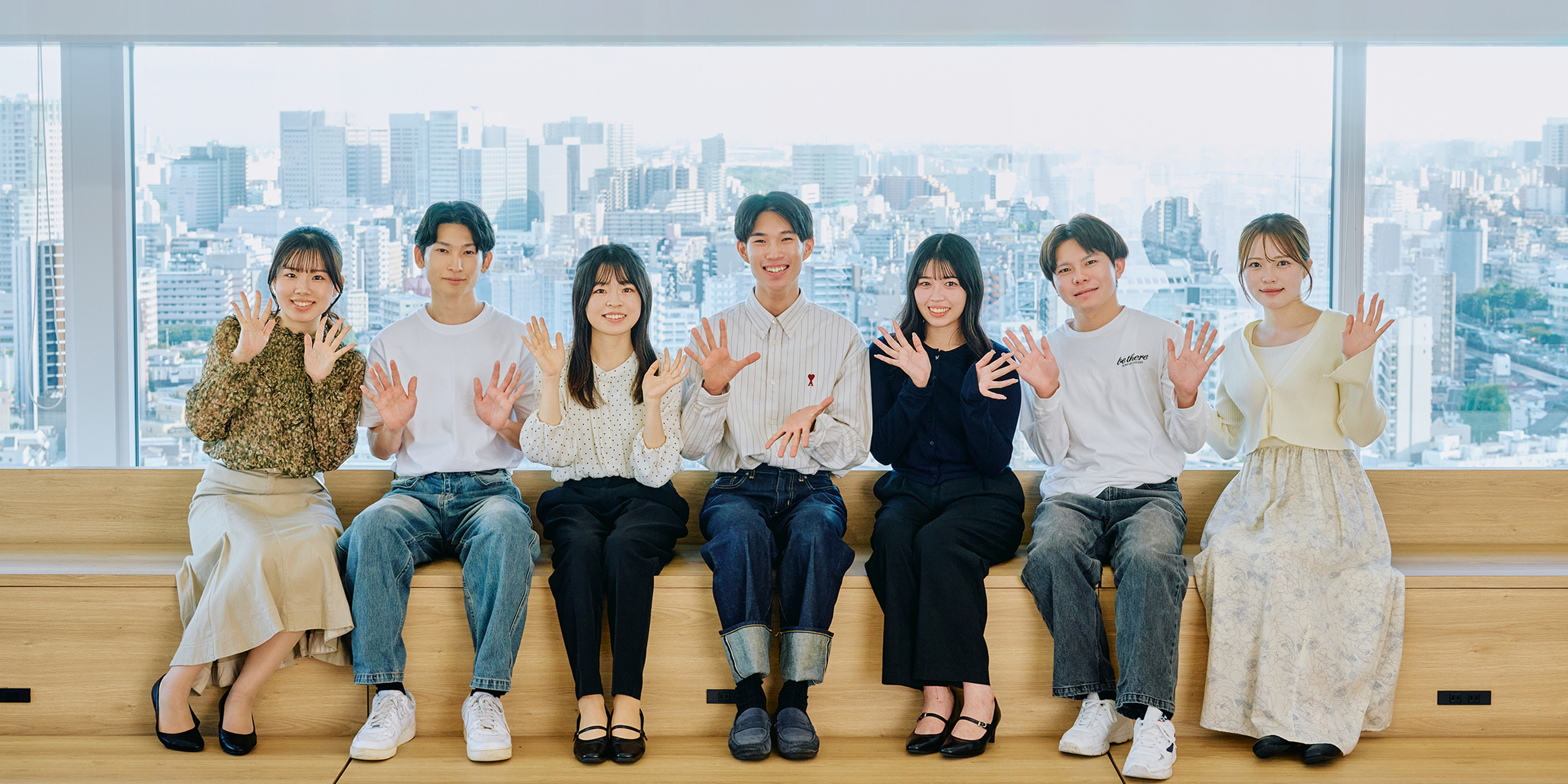 内定者の集合写真